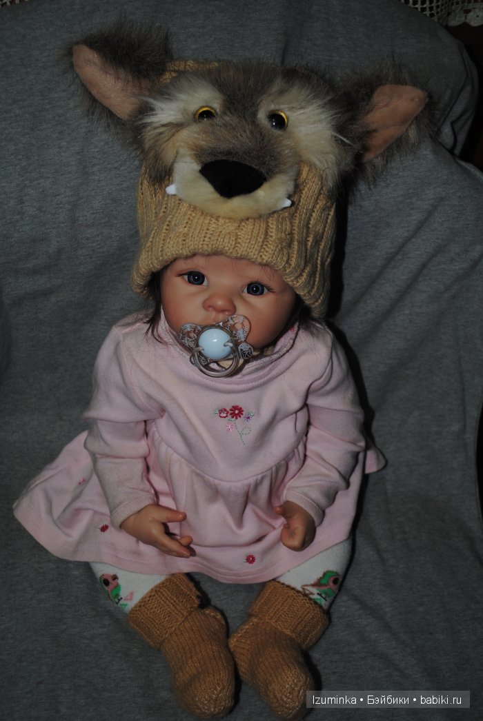 забавные шапочки для кукол и детей.