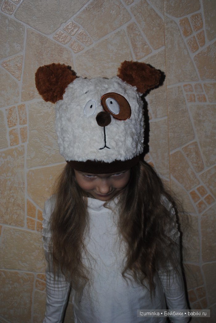 забавные шапочки для кукол и детей.