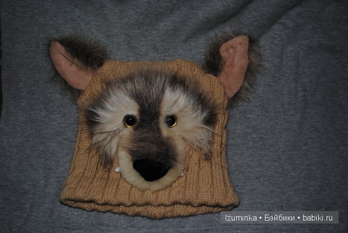 забавные шапочки для кукол и детей.