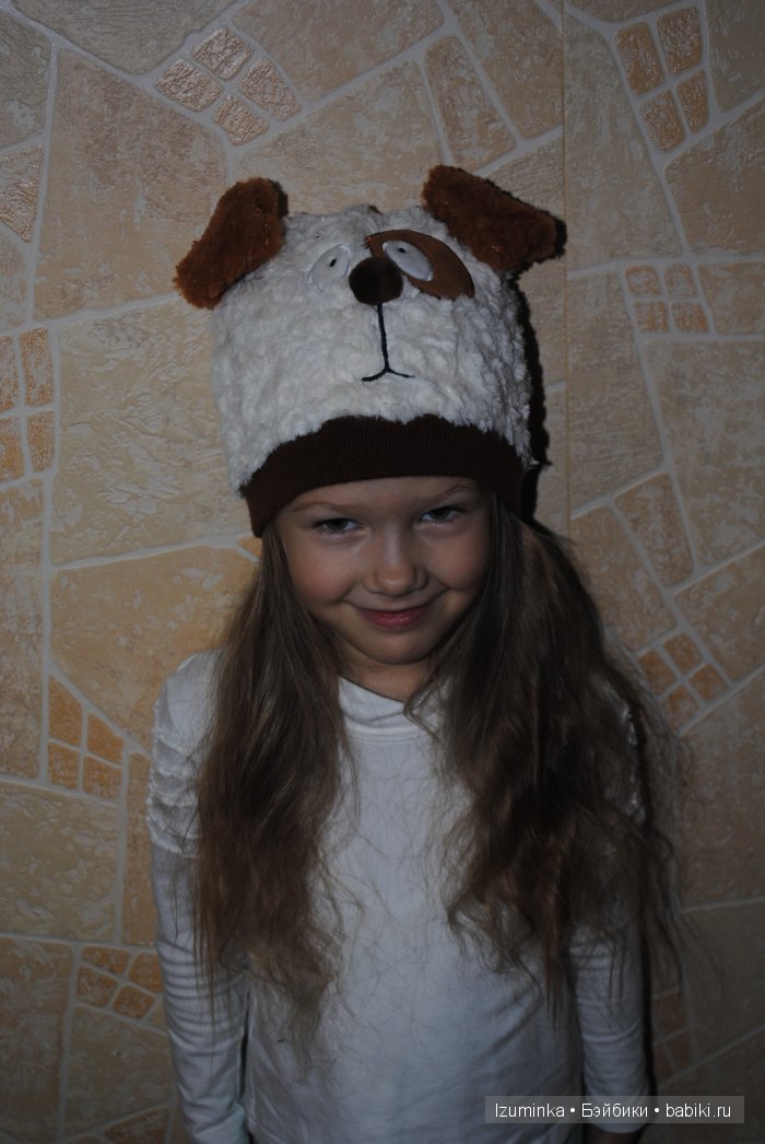 забавные шапочки для кукол и детей.