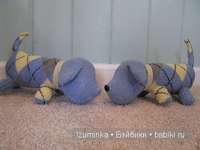 Игрушки из носок