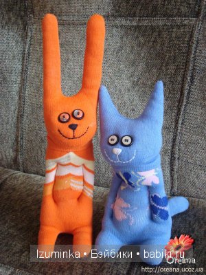 Игрушки из носок