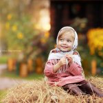 Дети в деревне.