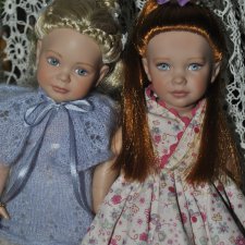 Две сестрички, две противоположности. Effanbee, Ann Timmerman