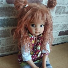 Парик для куклы Паола Рейна (Paola Reina). Парик для куклы Паола Рейна (Paola Reina).