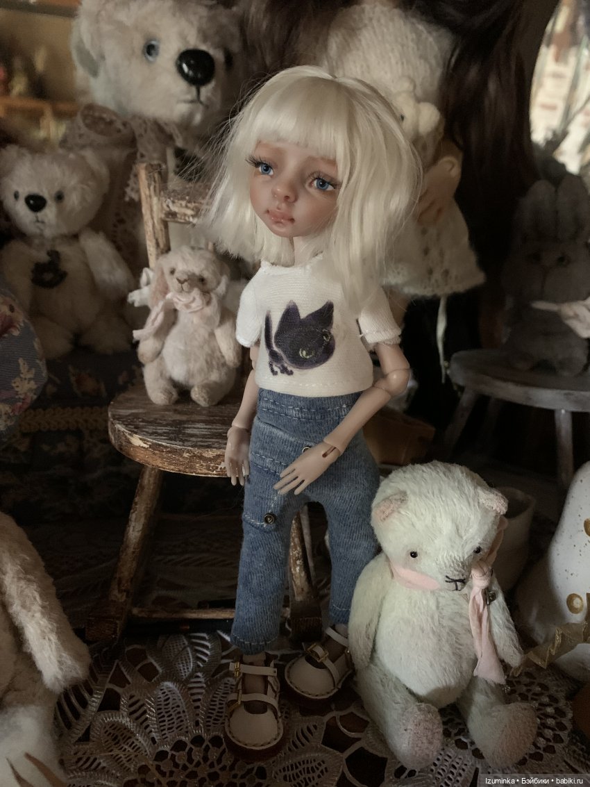 Сестричка приехала! ( Жу - Авторские куклы Даши Нужновой ) (фото 2)