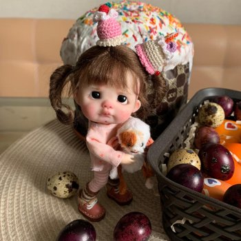 Малыши поздравляют с праздником Пасхи 🐥🐣