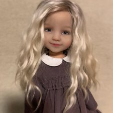 Парик натуральный для кукол Дианы Эфнер (Dianna Effner)