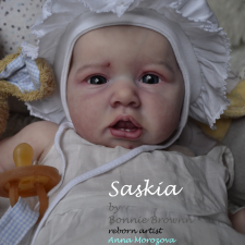 Саския в процессе рождения. Кукла - реборн Анны Морозовой