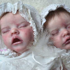 Tvin A  и Tvin B - близняшки умиляшки. Куклы реборн Анны Морозовой. Часть 2