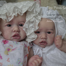 Малышки Саскии в процессе возрождения. Куклы-реборн Анны Морозовой