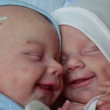 Эприл - близяшки-улыбашки в процессе возрождения. Куклы реборн Анны Морозовой