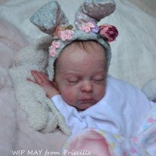 Малышка Мая от Присциллы Лопес. Кукла реборн Анны Морозовой