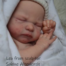 Лео от скульптора Сабины Альтенкрич. Процессик возрождения. Кукла реборн Анны Морозовой