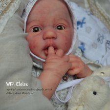 Элоиза в процессе возрождения. Кукла реборн Анны Морозовой