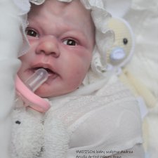 Закончена роспись  малышки Медисон от Андрео Арчелло. Кукла-реборн Анны Морозовой