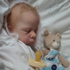 Золото волос. Пип малышок в начале рутинга. Кукла реборн Анны Морозовой