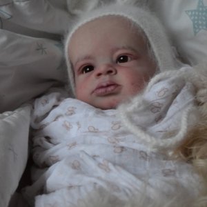 Lenny от Ольги Ауэр в процессе возрождения. Кукла-реборн Анны Морозовой