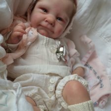 Малышка Ава в процессе работы. Кукла реборн Анны Морозовой