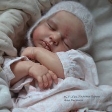 ЛоуЛоу малышка в процессе работы. Кукла-реборн Анны Морозовой