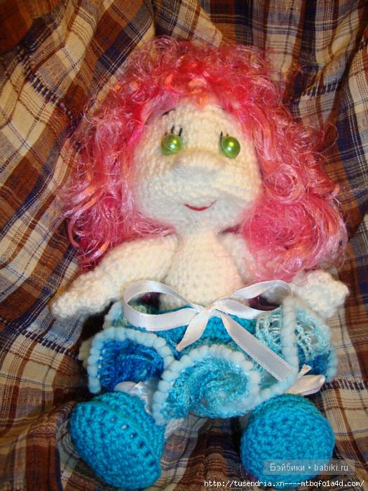 Куклена - игрушка вязанная крючком