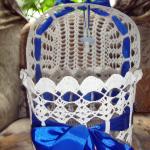 Вязаные колыбельки для кукол