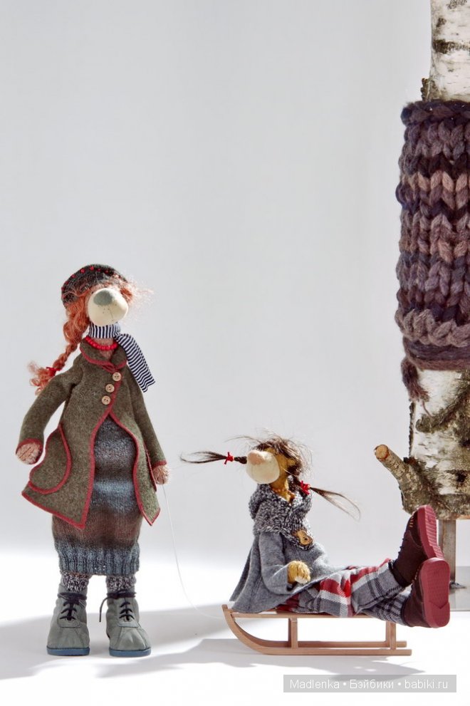 Медведицы-красотки на санках