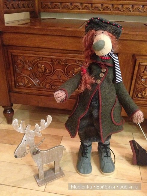 Рыжулька с оленем