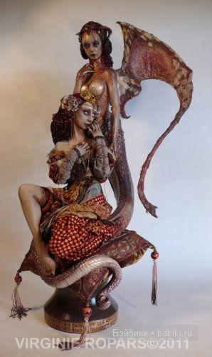 Необычайные французские куклы Virginie Ropars dolls