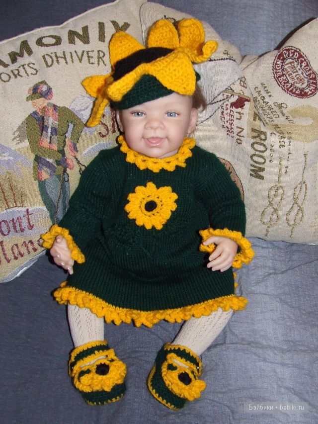 платье подсолнух