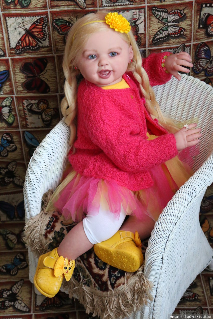 Такая счастливая Аглая. (Куклы реборн. Мастерская Татьяны Примак)