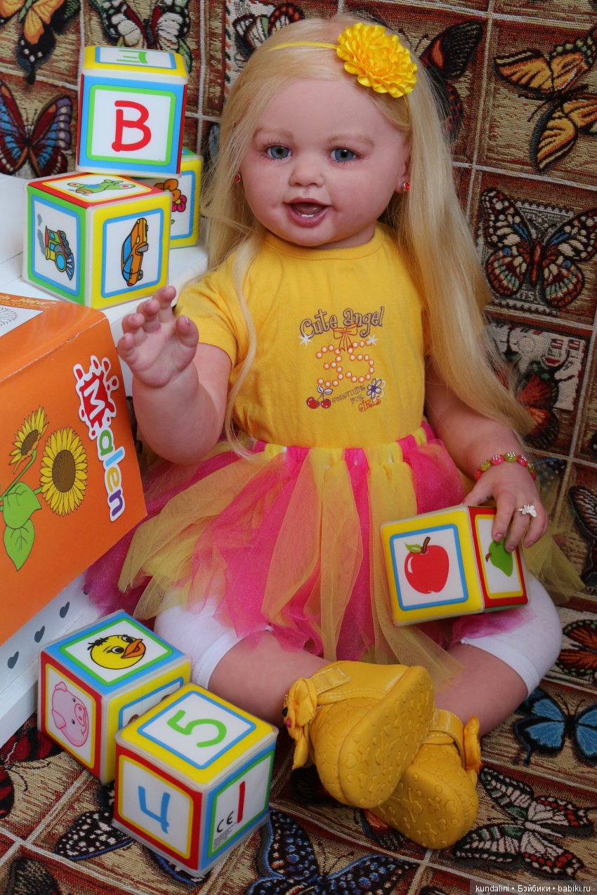 Такая счастливая Аглая. (Куклы реборн. Мастерская Татьяны Примак)