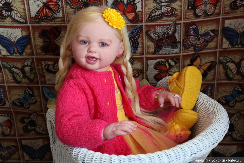 Такая счастливая Аглая. (Куклы реборн. Мастерская Татьяны Примак)