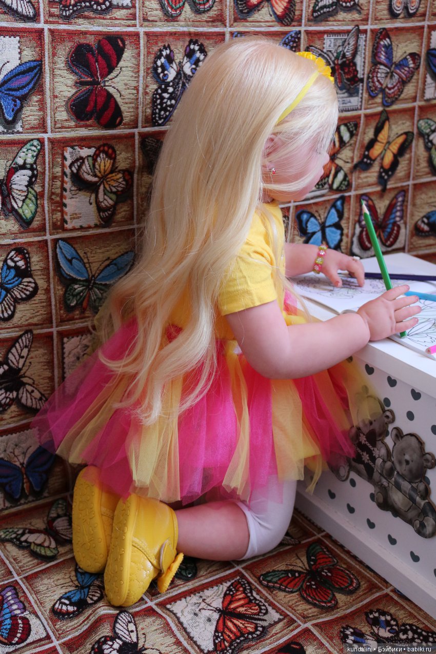 Такая счастливая Аглая. (Куклы реборн. Мастерская Татьяны Примак)