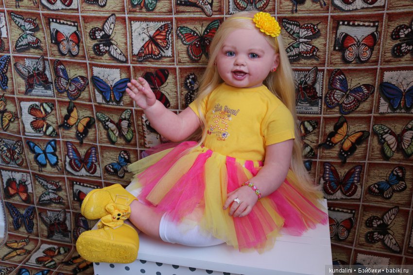 Такая счастливая Аглая. (Куклы реборн. Мастерская Татьяны Примак)