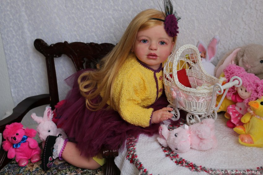 Девочка с ласковым взглядом. (Куклы реборн. Мастерская Татьяны Примак) (фото 5)