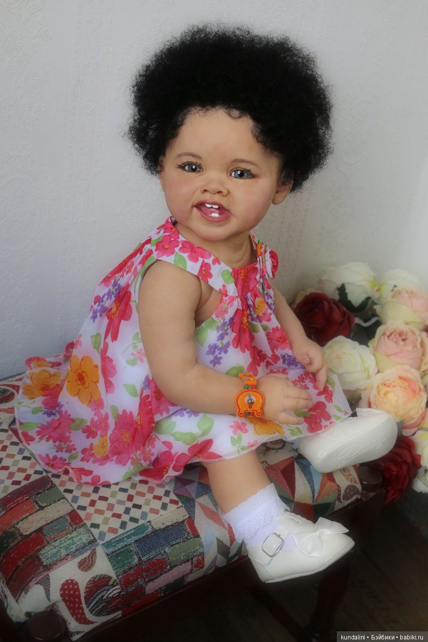 Мулаточка Мия — Куклы Реборн (Reborn): работы мастеров