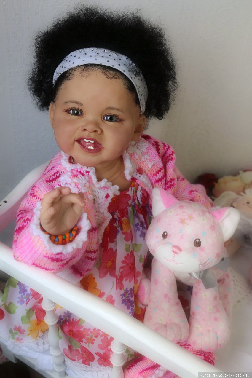 Мулаточка Мия — Куклы Реборн (Reborn): работы мастеров