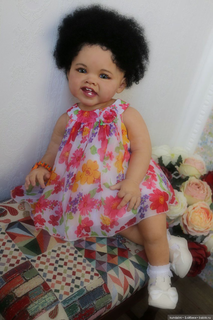 Мулаточка Мия — Куклы Реборн (Reborn): работы мастеров