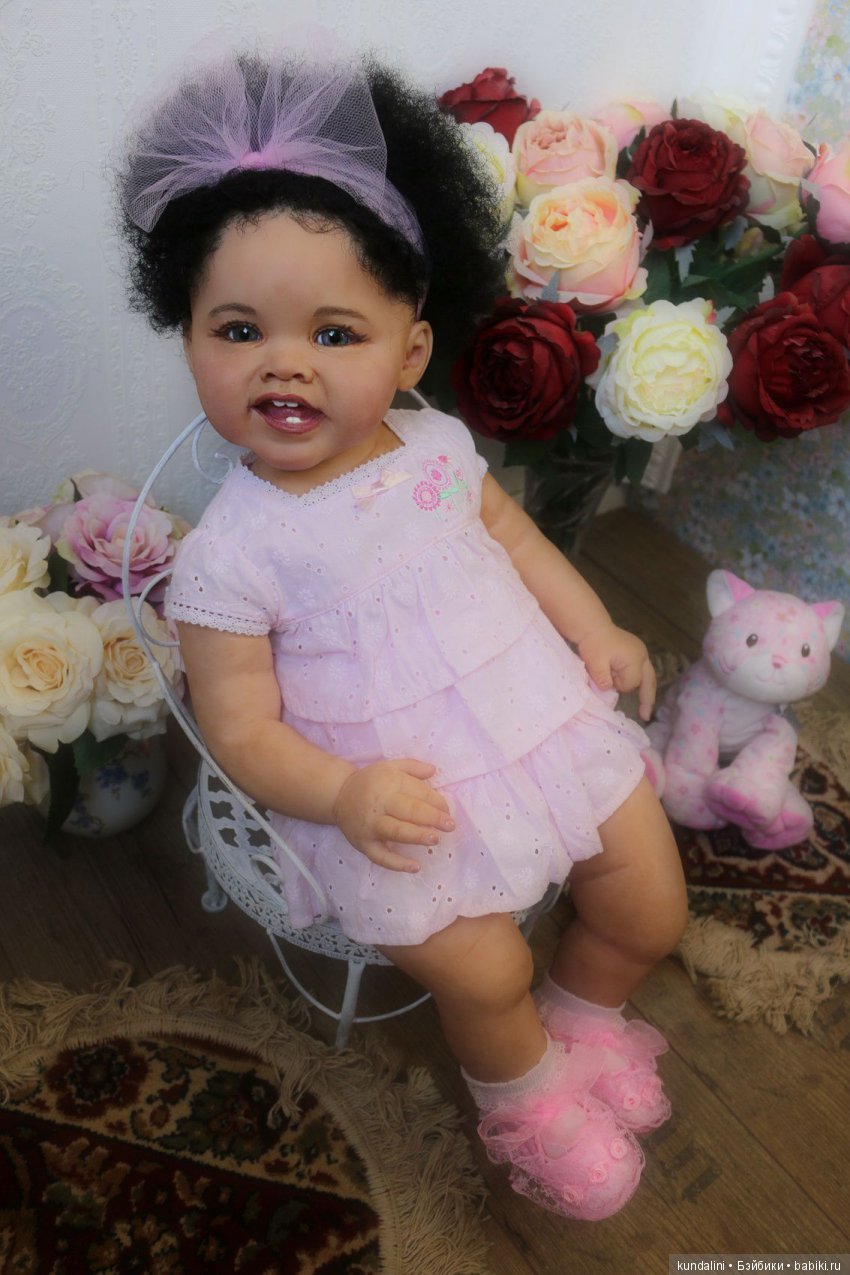 Мулаточка Мия — Куклы Реборн (Reborn): работы мастеров