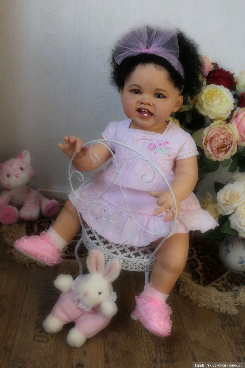 Мулаточка Мия — Куклы Реборн (Reborn): работы мастеров (фото 6)
