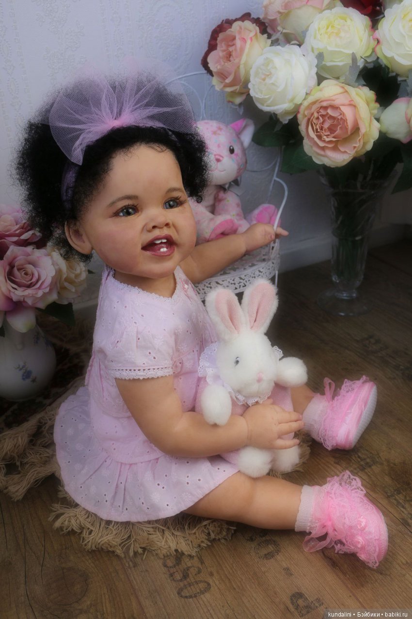 Мулаточка Мия — Куклы Реборн (Reborn): работы мастеров (фото 5)