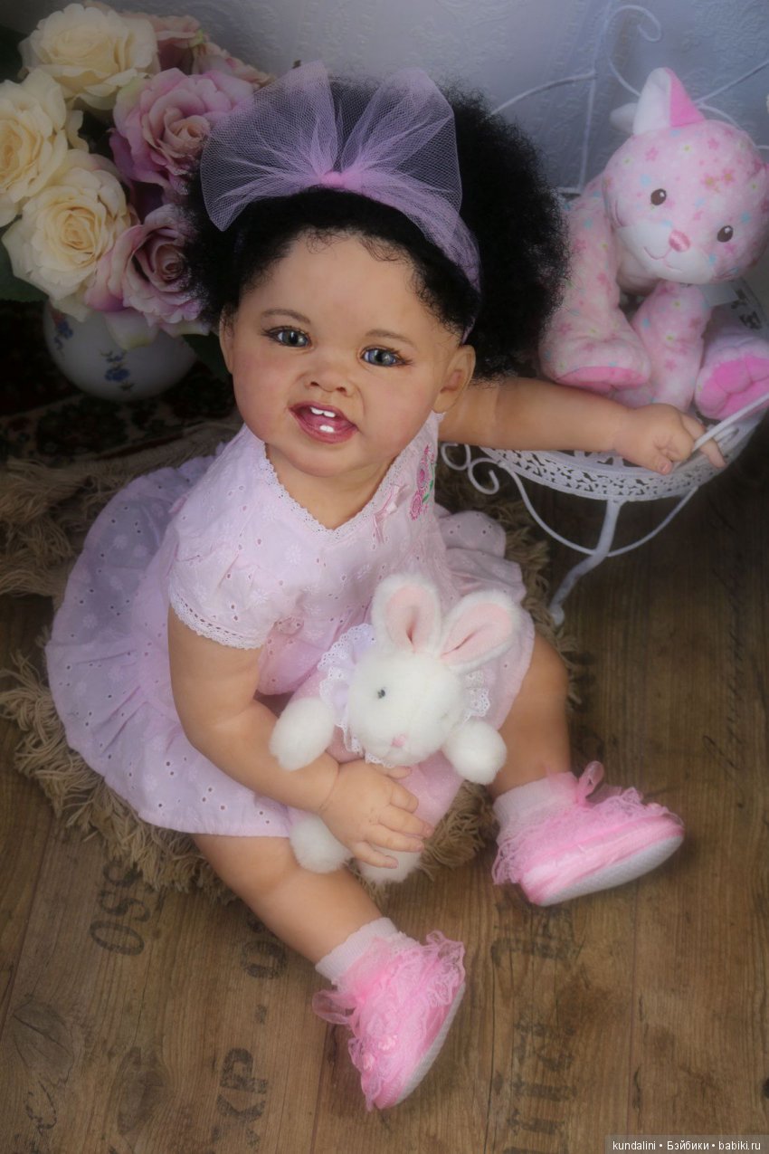 Мулаточка Мия — Куклы Реборн (Reborn): работы мастеров (фото 7)