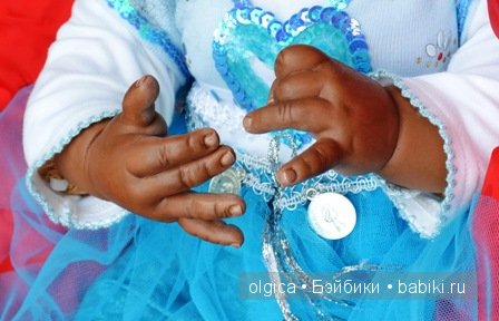 Арабская принцесса Жасмин - реборн Ольги Матковской, или новый образ старой куклы (фото 7)