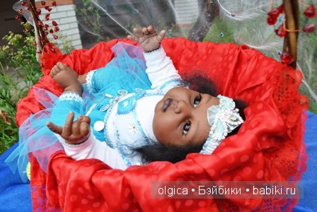 Арабская принцесса Жасмин - реборн Ольги Матковской, или новый образ старой куклы (фото 6)