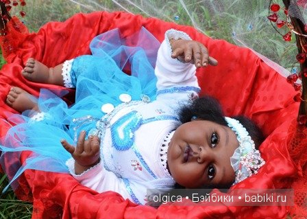 Арабская принцесса Жасмин - реборн Ольги Матковской, или новый образ старой куклы