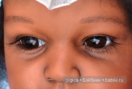 Арабская принцесса Жасмин - реборн Ольги Матковской, или новый образ старой куклы (фото 4)