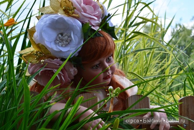 Зеленоглазая нимфа Аллюра от Фейзах Спанос, прогулка в Межигорье (фото 3)