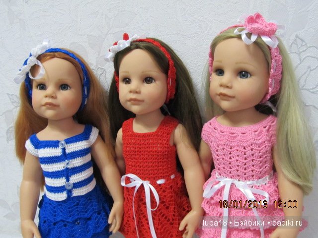Новые наряды для кукол Готц (фото 9)