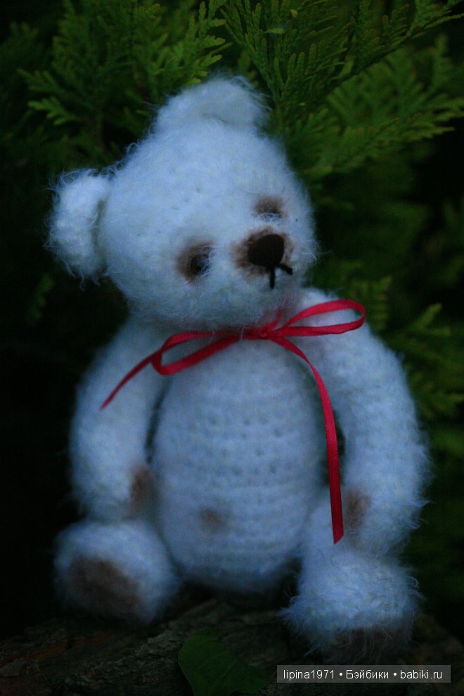 Мишек становится больше - игрушка вязанная (фото 8)